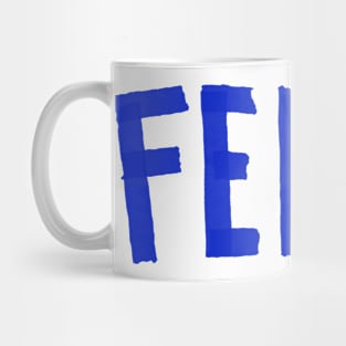 like a fenix (blue) Mug